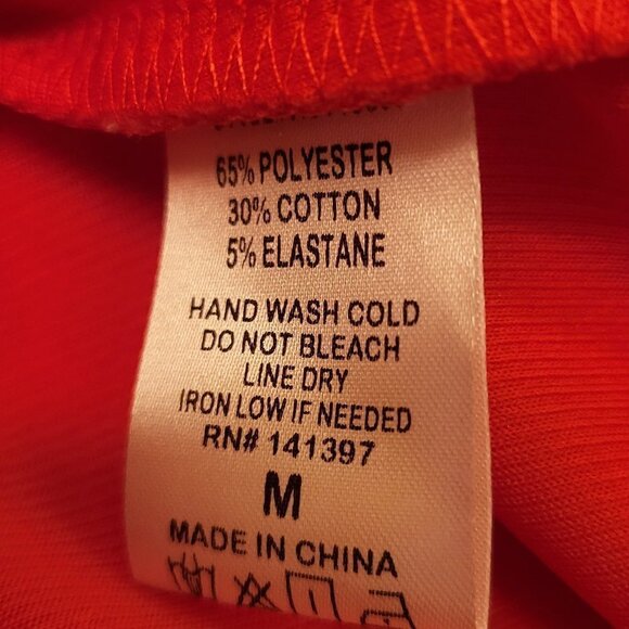 ASTR the label Peggy Ruffle Bodysuit Reddish-Orange Size: Medium NWT - Picture 12 of 12